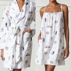 Happily Ever After PRINTFRESH Cami Nightgown & Luna Robe Set